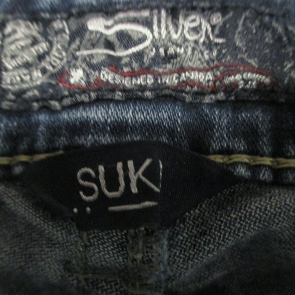 Silver Jeans Suki Fluid Denim Slim Bootcut blue jeans size 31 - Picture 3 of 11